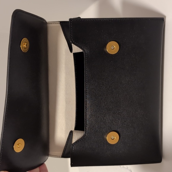 Slowline black leather handbag with dust bag - Picture 4 of 4